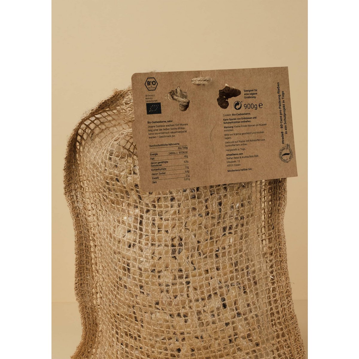 Crushews bio premiumMeuteBeute MaxiNaturContenu: 900g