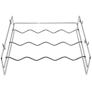 BOTELLERO CROMADO APILABLE 36X33X11CM, PARA 4 BOTELLAS CU81337
