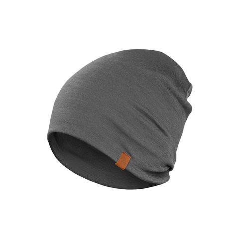 Women's Merino Beanie Hat Perfect Grey