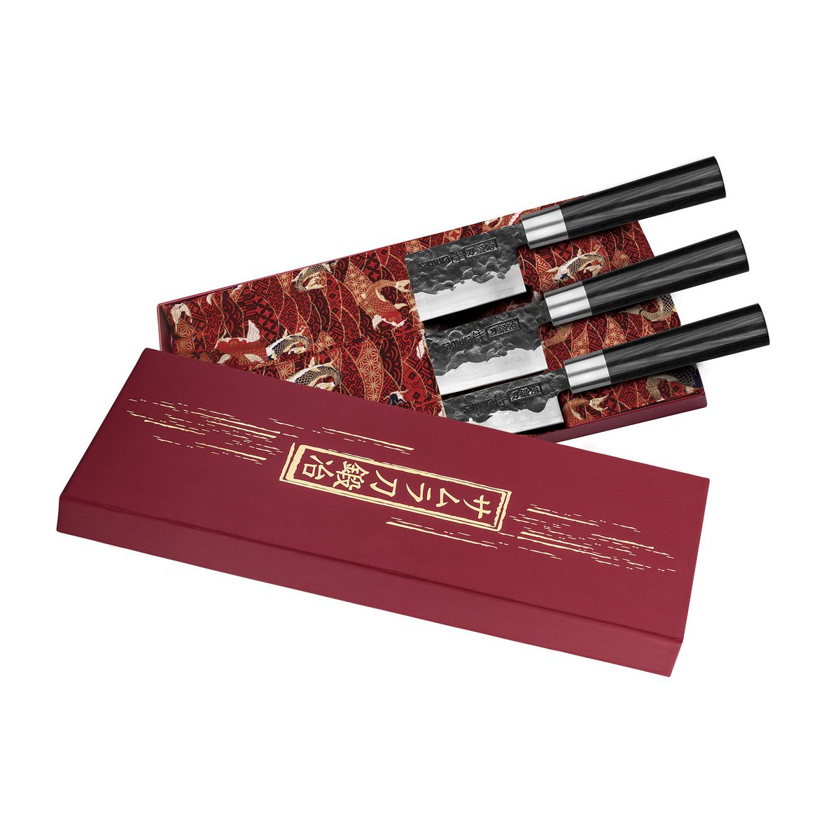 Samura Blacksmith Knife Set, 3 pcs, Gift Box
