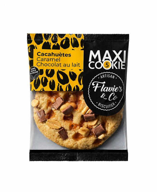 Maxi Cookie Erdnuss – Karamell – Milchschokolade