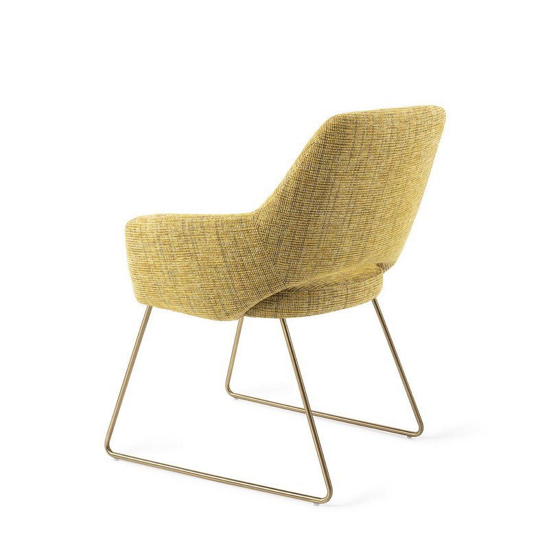 Jesper Home Yanai Dining Chair Slide Gold