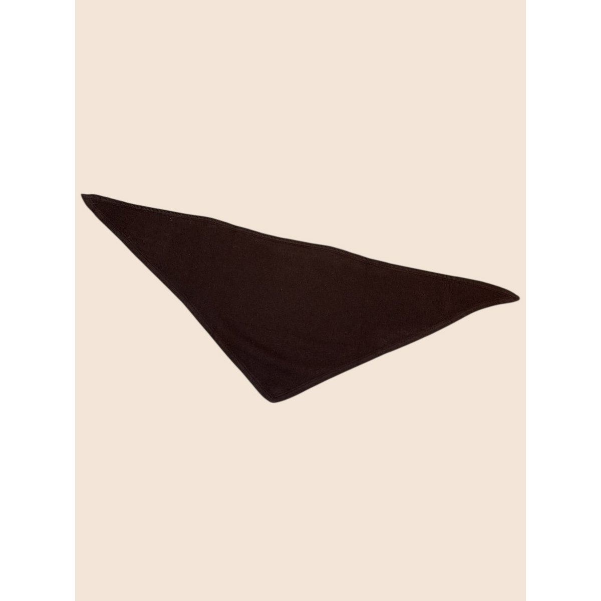 Foulard triangle uni 100% laine mérinos
