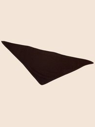 Foulard triangle uni 100% laine mérinos