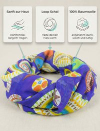 Sunsa set de 3 bufandas de lazo, bufanda de lazo para mujer, pañuelo redondo hecho de 100% algodón, bufanda de tubo para ella, bufanda redonda para verano/primavera/otoño