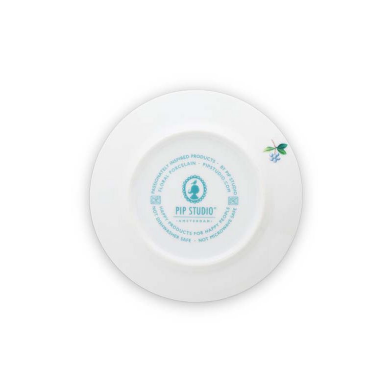 Plate Blushing Birds White 17cm
