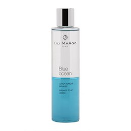 Blue Ocean Biphase Tonic Lotion, a cleansing product in a 200mL bottle with a turquoise liquid inside.