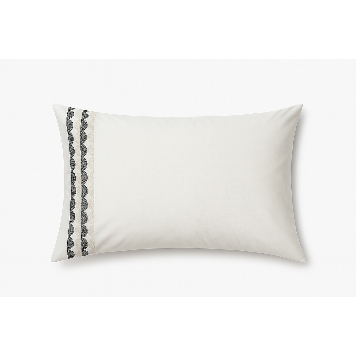 Shiloh -kussensloop gemaakt van 100% lang nietje katoenen percale, set van 2
