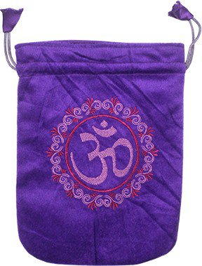 SAMTTASCHE LILA-OM
