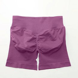 NCLAGEN Seamless Shorts 4.5" Gym Shorts Woman Scrunch Butt Fitness Sports Short Workout Seamless Leggings Running Yoga bottoms Copy