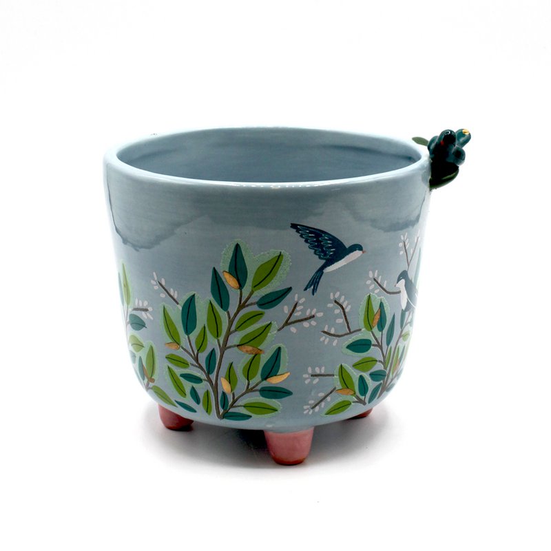 Secret Garden Bird Planter