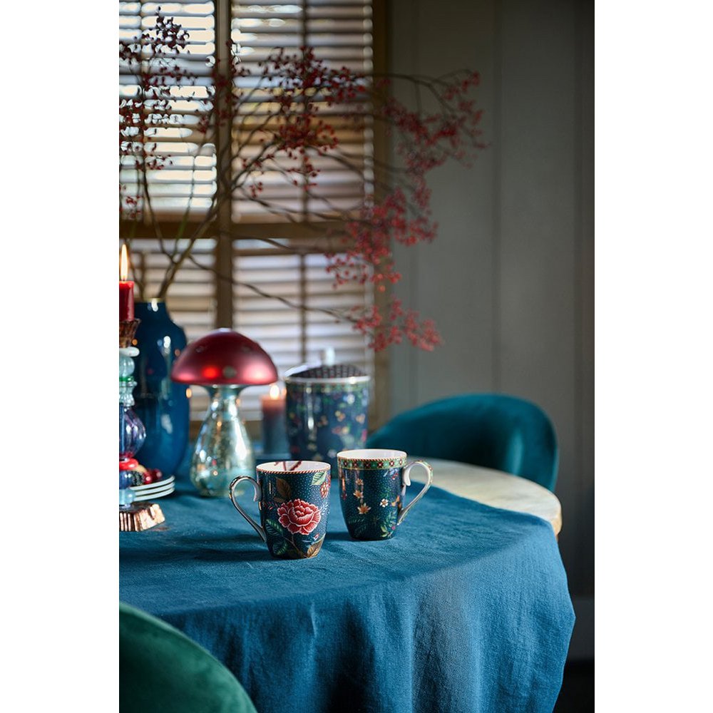 Set/2 Mugs Large Berry Blues 350ml