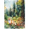 Eco kaart Fox in the wood 