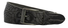 Waist belt 4cm | Grain leather crocodile print
