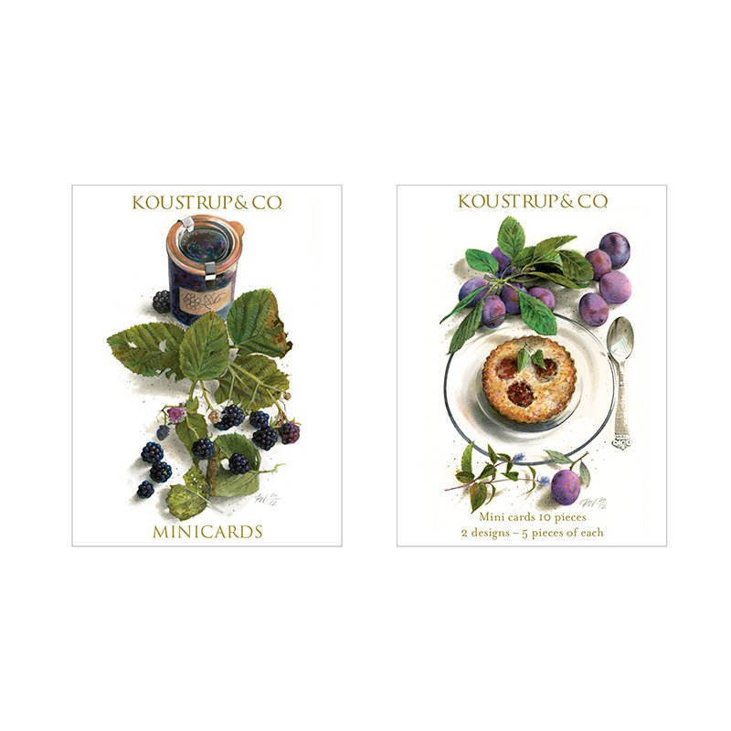 Minicards autumn - Blackberry jam