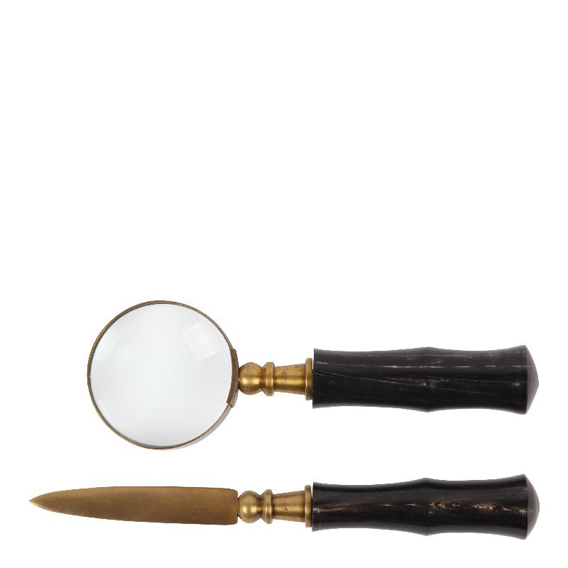 Lupe/Öffner 17 cm SET/2 Kupfer