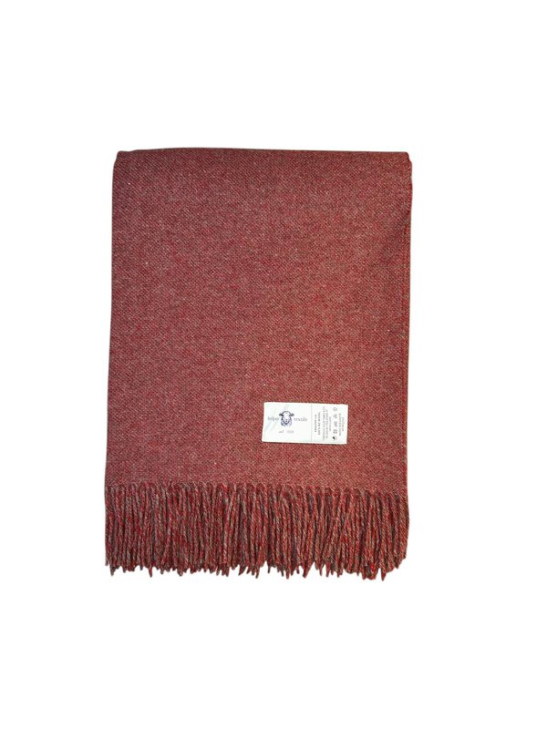 2 -seitige Plaids - 80% Merinowolle - extra weiche - lebendige Farben