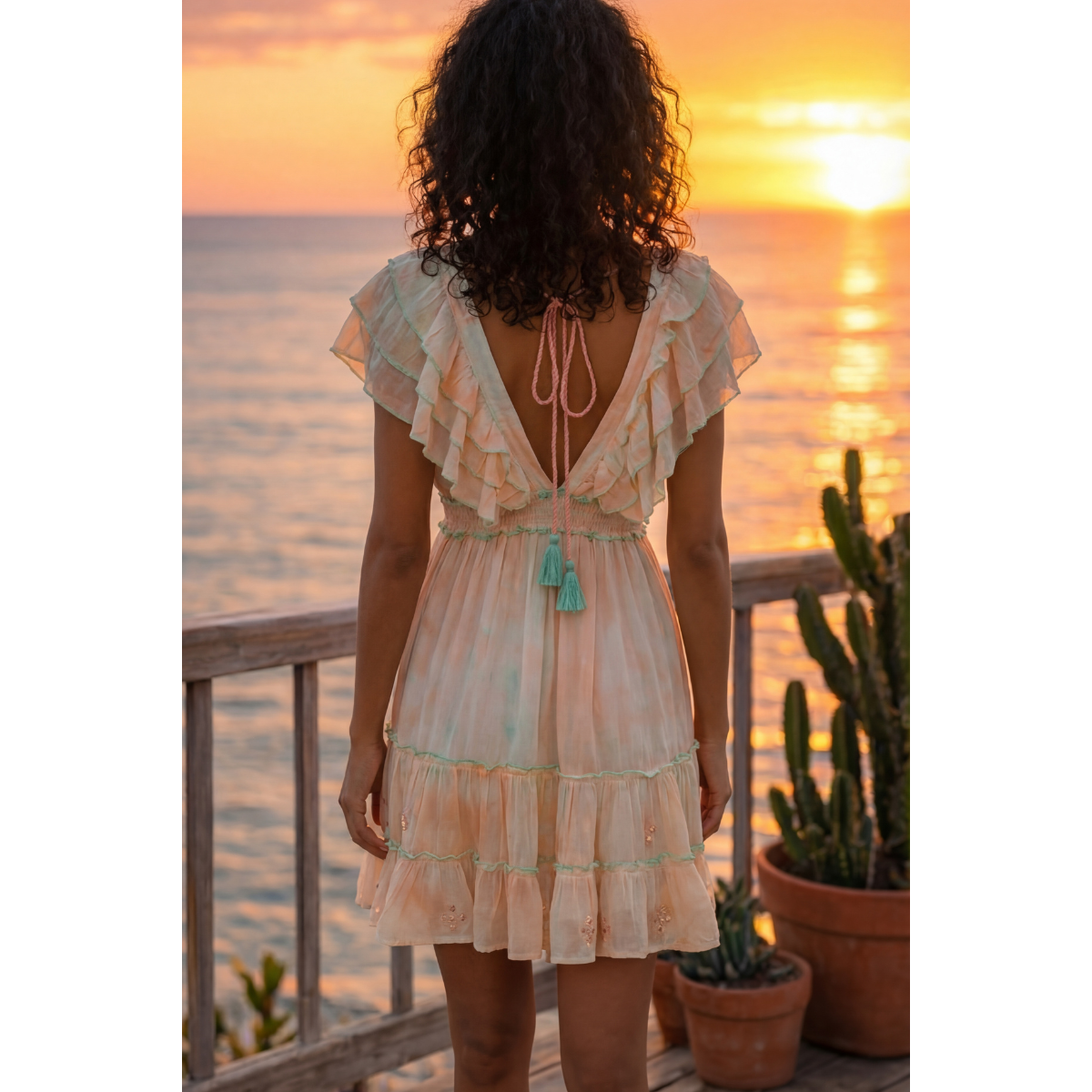 AURA PINK FARIENT KLEID