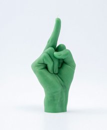 F*ck dig Candle Green
