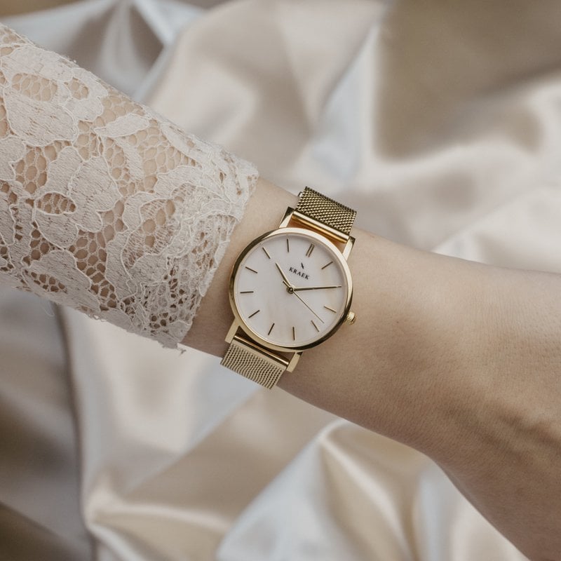 Tess | Gold | Mesh | 32 mm