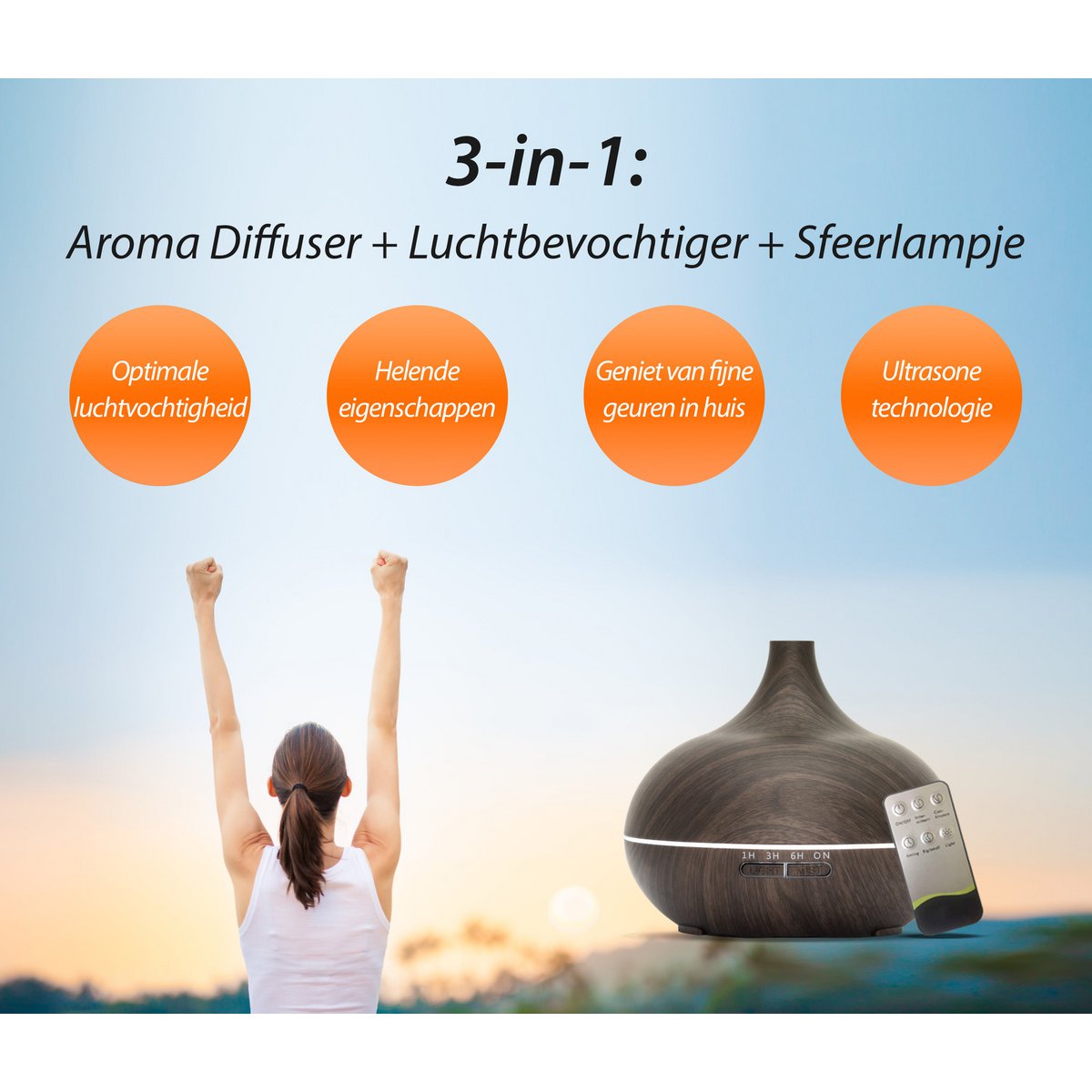 Essential Pro - Dark Wood - Aroma Diffuser