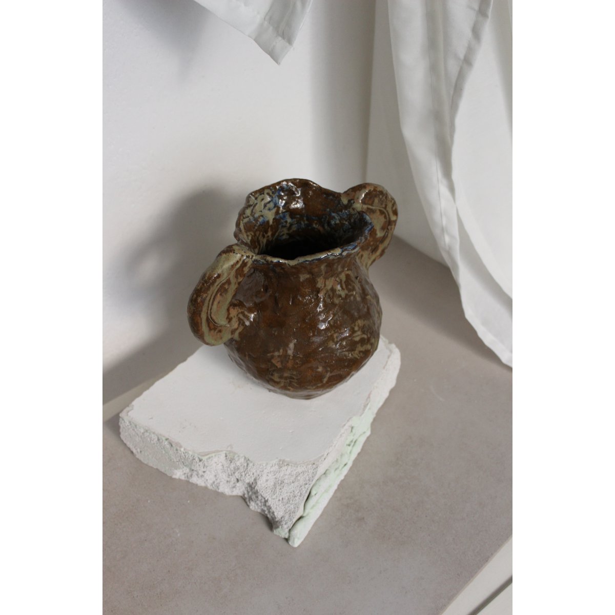 Big Rustic Handmade Ceramic Vase