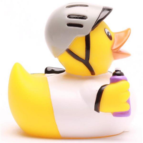 Rubber ducky cyclist - rubber duck
