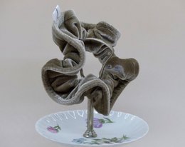 Beige Scrunchie