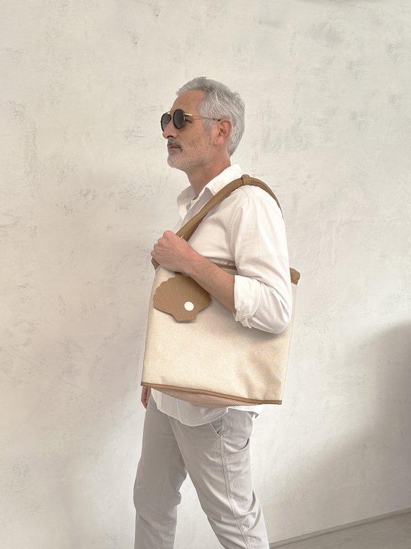 Premium Beach Bag Camel