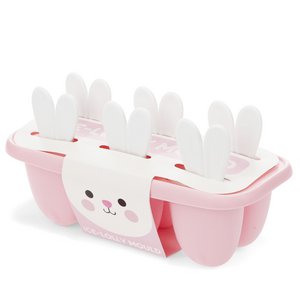 IJslollyvorm met konijnenoren - Roze