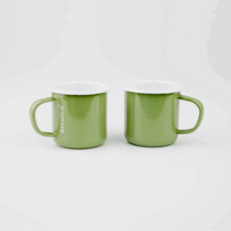 Emaille-Kaffeebecher 400 ml | Draussen