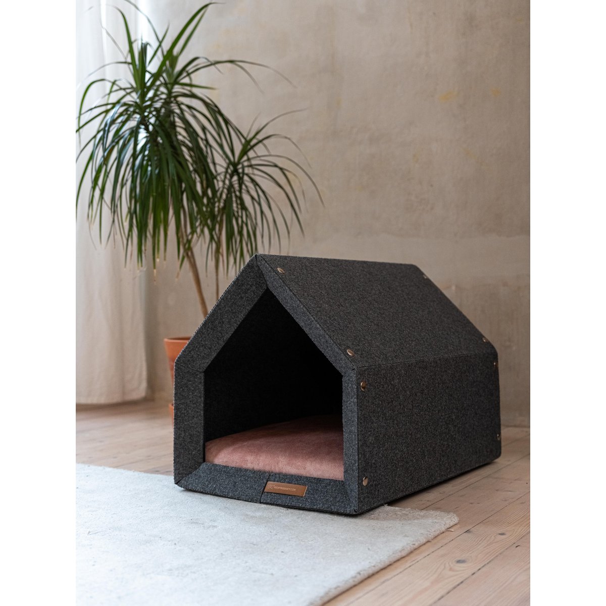 Pethome Perfektes Zuhause für einen Hund und eine Katze - dunkelgrau/recycelt