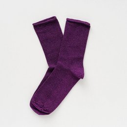 KLUE Glitter Lurex socks in eco-friendly Lyocell | Purple