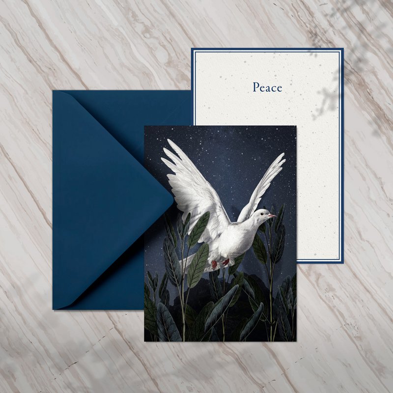 PEACE - A5 kort med kuvert