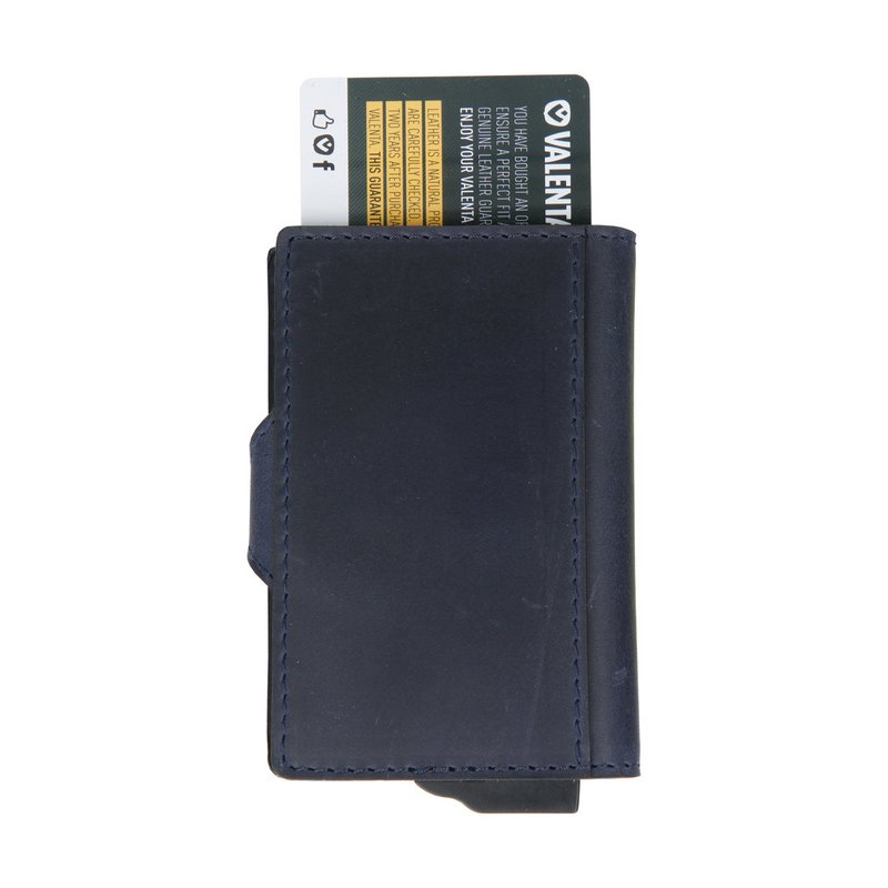 Card Case Plus Wallet Vintage Blue
