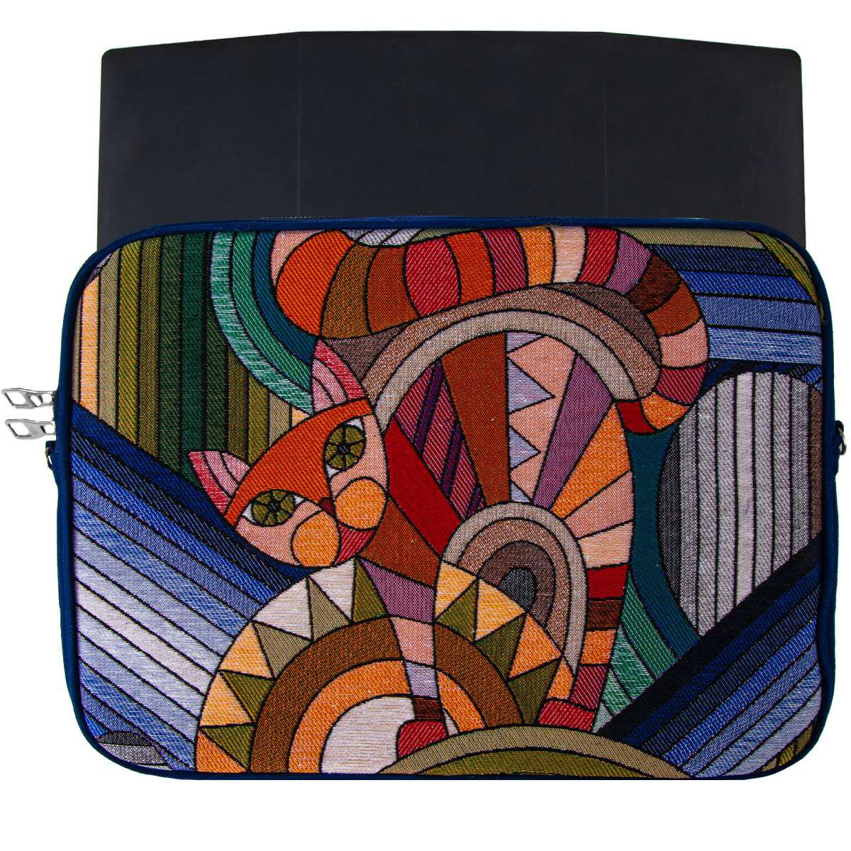 Laptoptasche - mozaik kat - 38x28x2,5 cm