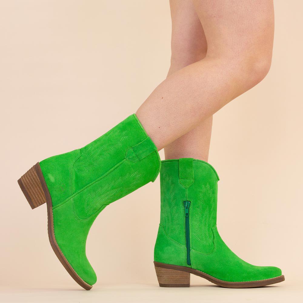 La Pintura boots mid-height green
