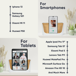 ECO Schreibtisch Organizer | Tisch- Büro- Kosmetik- Organizer | Handy & Tablet Halterung |