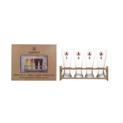 Set von 4 Biergläser