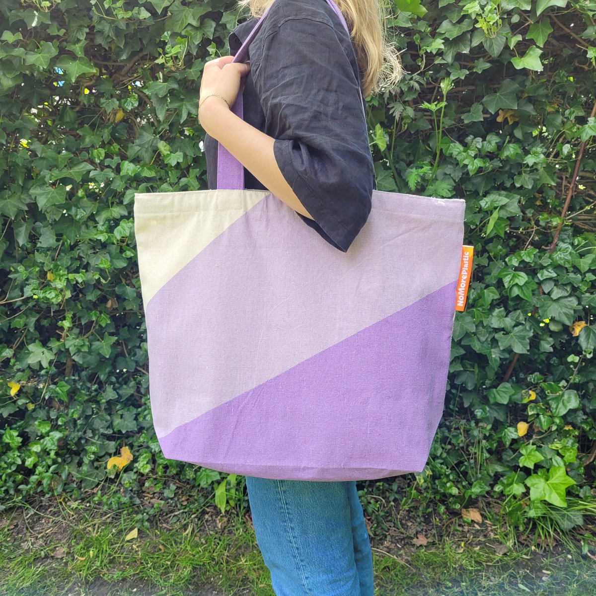 Sustainable shopper - NoMorePlastic - Lilac Lilac