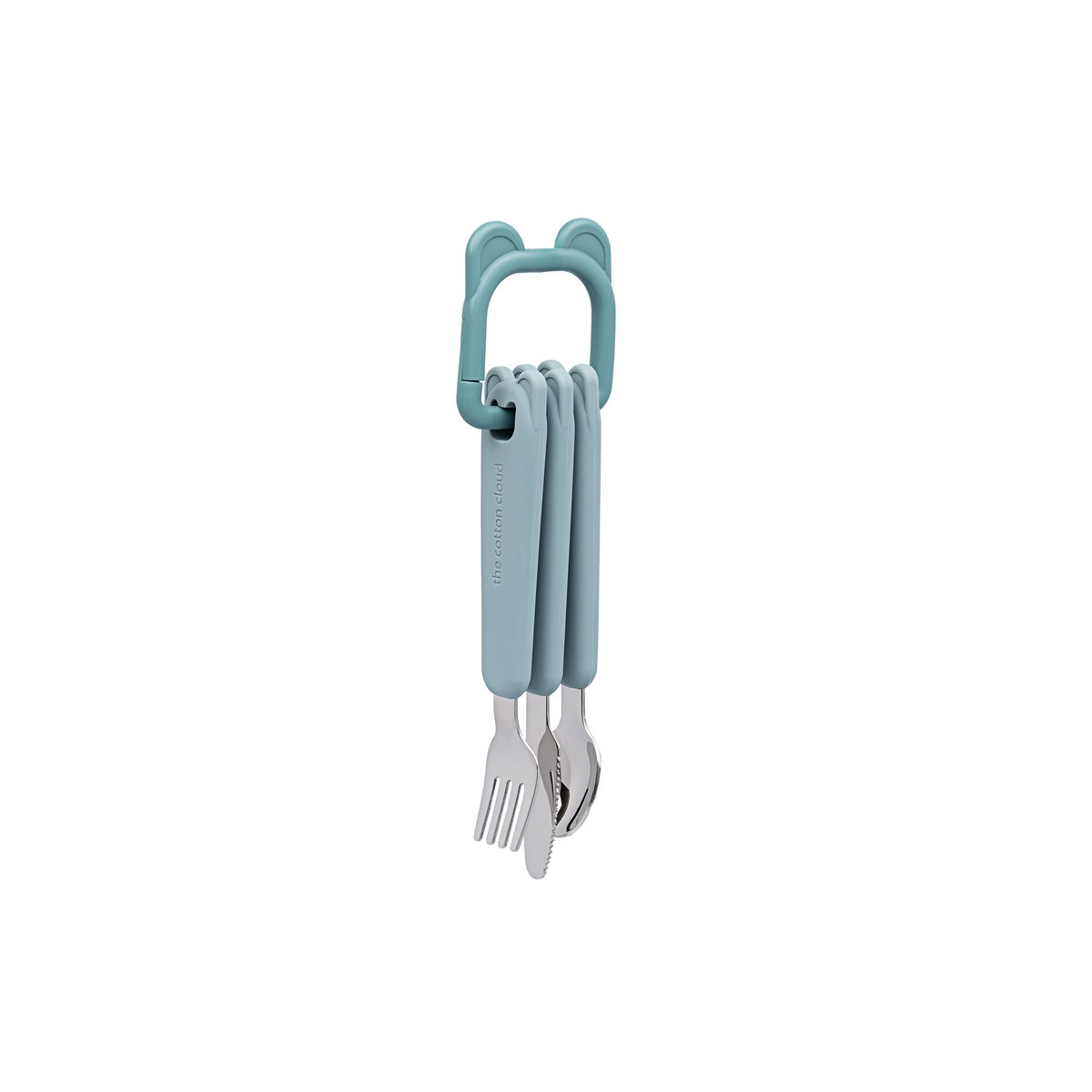 Cutlery set with Loop Wasabi