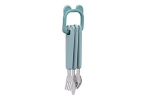 Cutlery set with Loop Wasabi