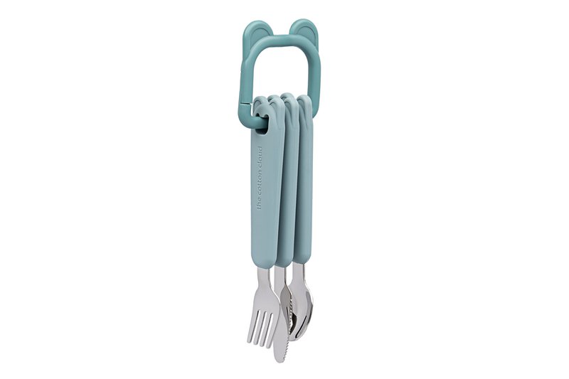 Cutlery set with Loop Wasabi