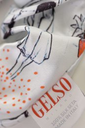 Silke Scrunchie "Sketch" print