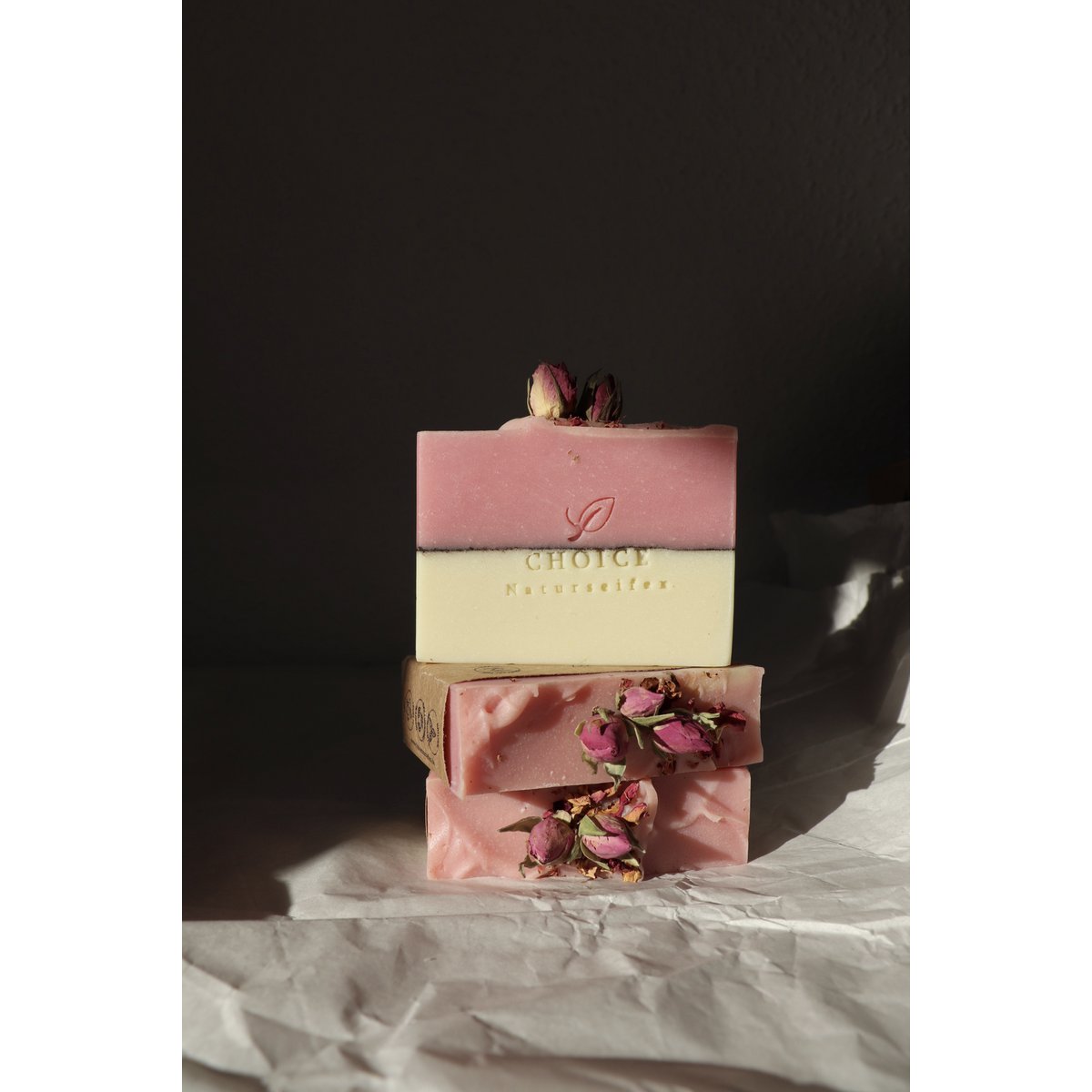 Natural soap "Mint Rose", vegan, palm oil -free