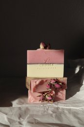Natural soap "Mint Rose", vegan, palm oil -free