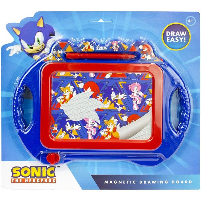 XL PAT Patrol / Sonic Magnetyczna płyta rysunkowa 26,5x25,5 cm