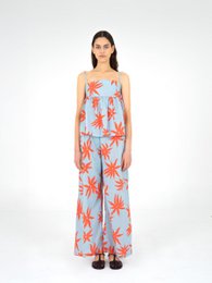 Magician Floral Print Blue Top