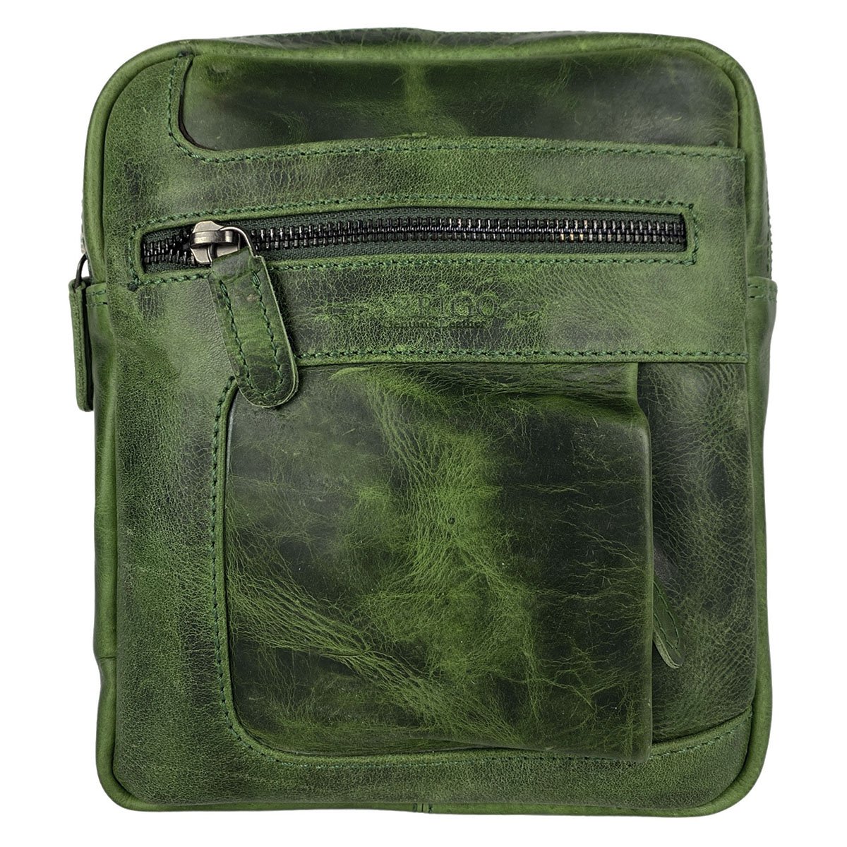 Skuldertaske eller Crossbody-taske i 6 farver glat læder med justerbar skulderrem