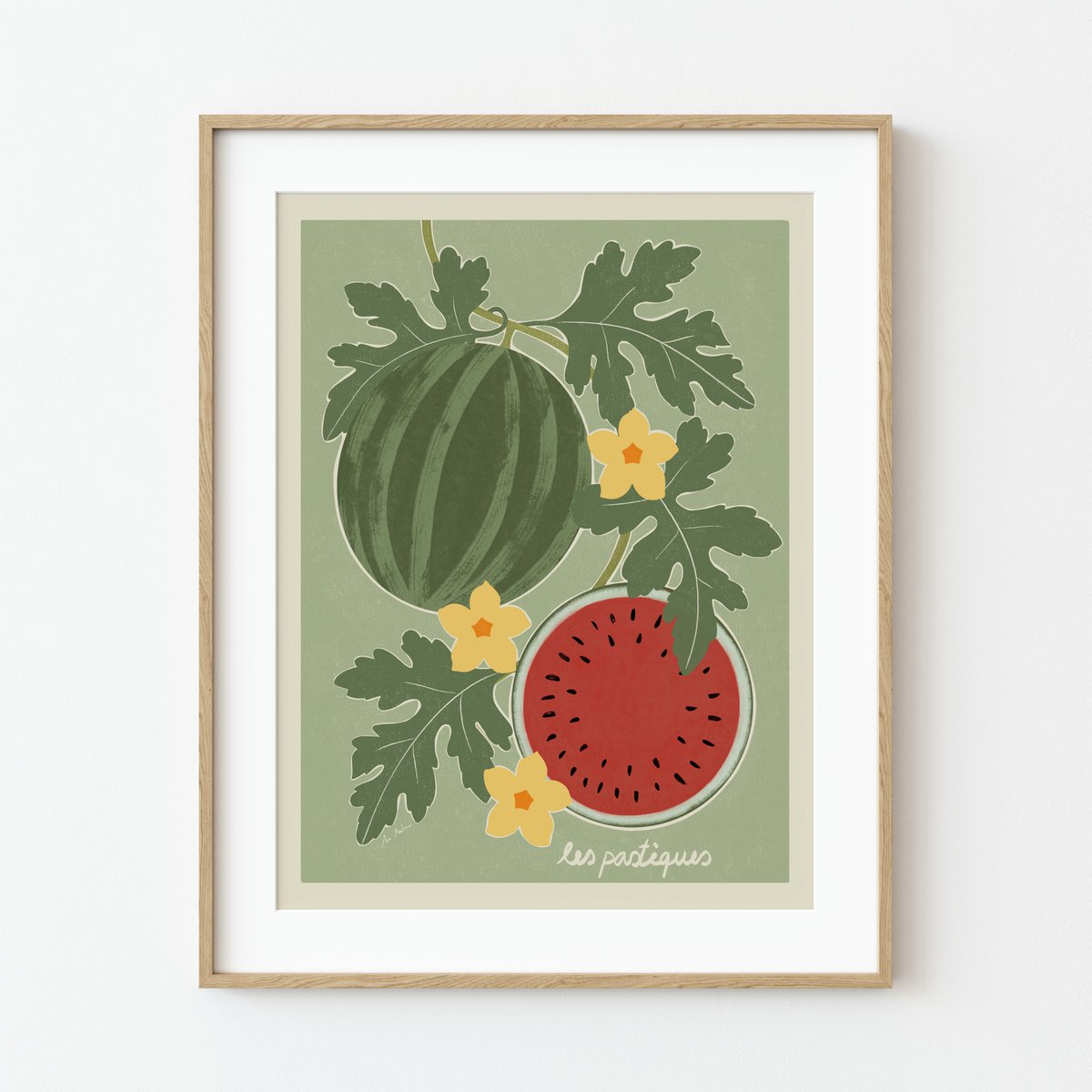 „Wassermelonen“ Kunstdruck